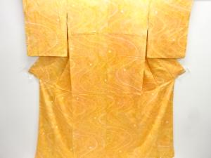 絞り流水模様小紋着物